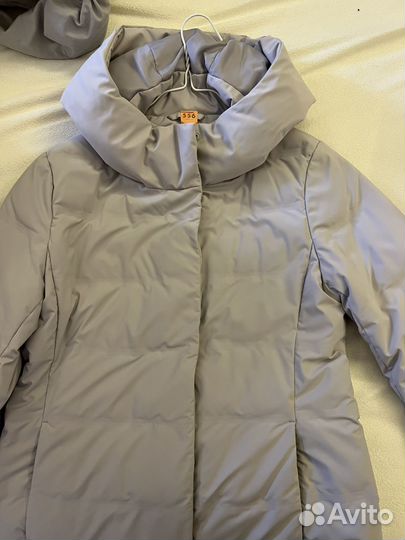 Uniqlo пуховик XS серый