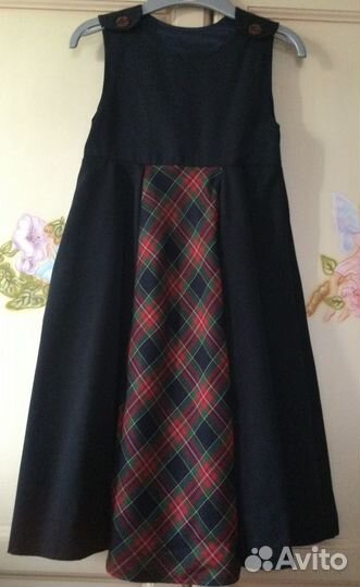 Сарафан школьный р 128