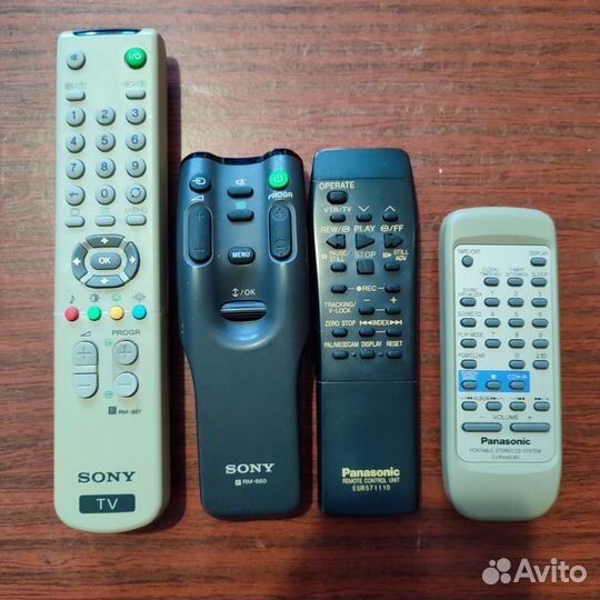 Technics,Sony, Aiwa, Panasonic пульты