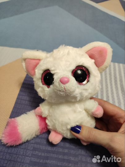 Мягкая игрушка - Лемуры, бегемот, цыпленок-лягушка