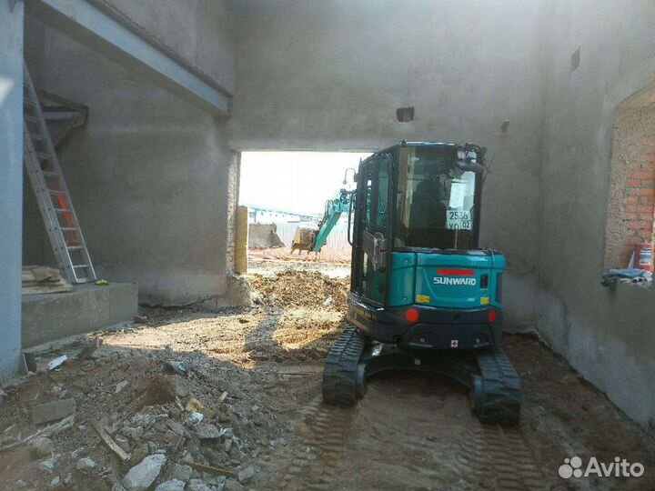 Экскаватор Bobcat 430, земляные работы