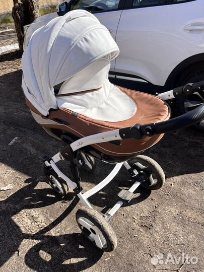 Коляска 3 в 1 эко кожа
