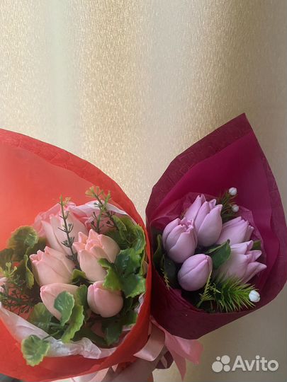 Букеты из мыла ручной работы