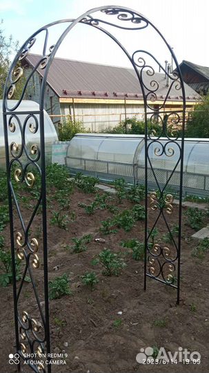 Арка садовая, шпалера, цветочницы