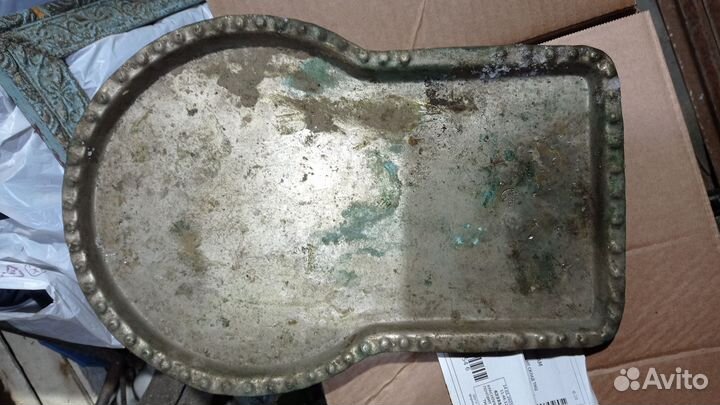 Поднос для самовара медник