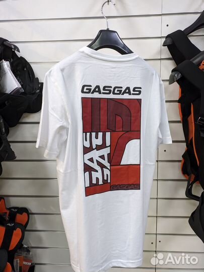 Футболка full GAS TEE white gasgas