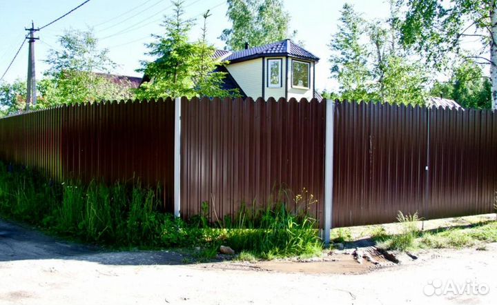 Забор металлический замер бесплатно качественно