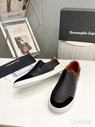 Кроссовки Ermenegildo Zegna чёрные