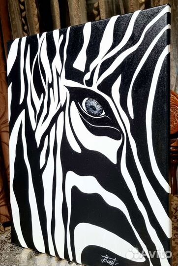 Картина акрилом на холсте