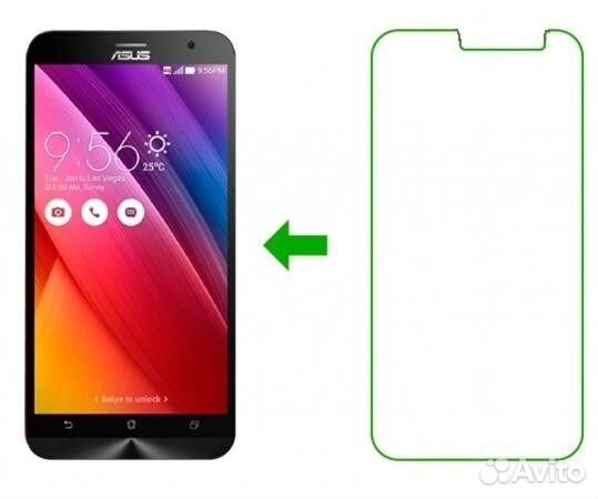 Защитное стекло Asus Zenfone 3 (ZE552KL) 5.5