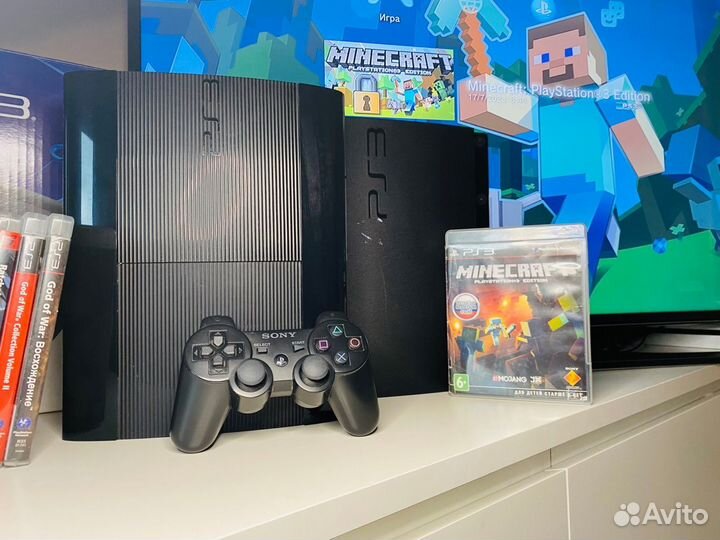 Sony Playstation 3 Superslim & Slim + Minecraft