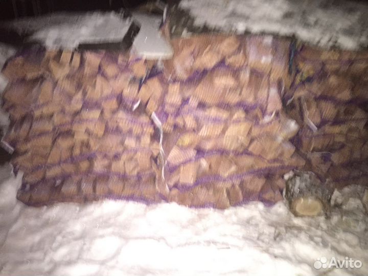 Дрова дуб,берёза в сетках,мешках