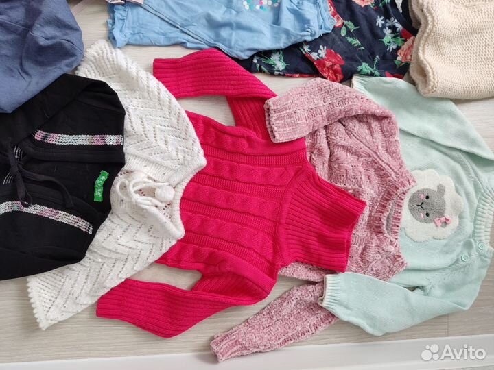 Вещи пакетом для девочки 92