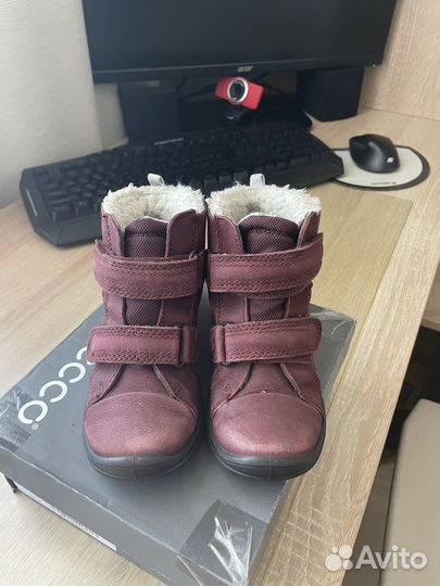 Ботинки демисезонные ecco для девочки 26 размер