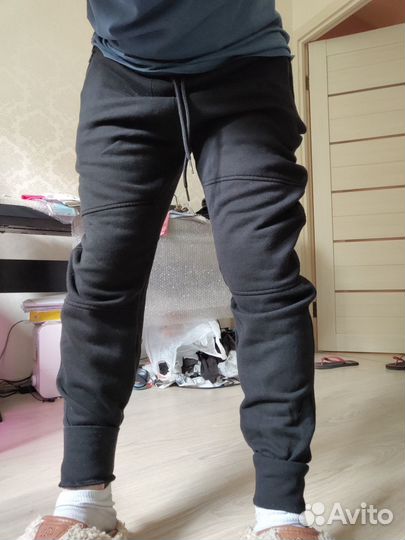 Штаны черные спортивные свободные H&M (eur-S)