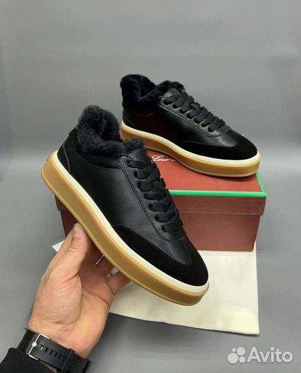 Кеды Loro Piana на меху зима