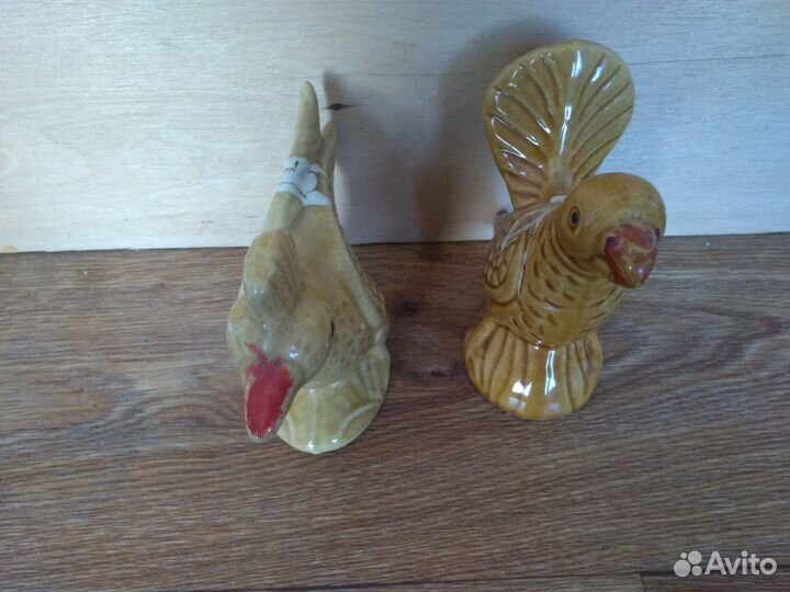 Статуэтки фаянс - Сказочные птицы