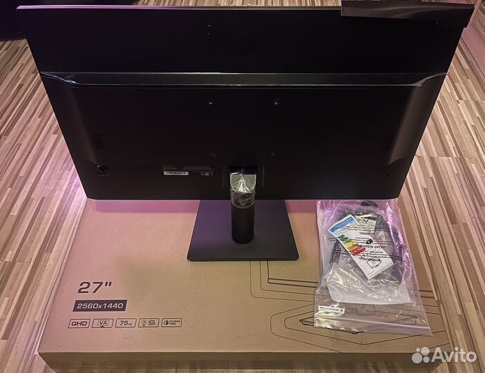 Монитор 27 дюймов 2к новый