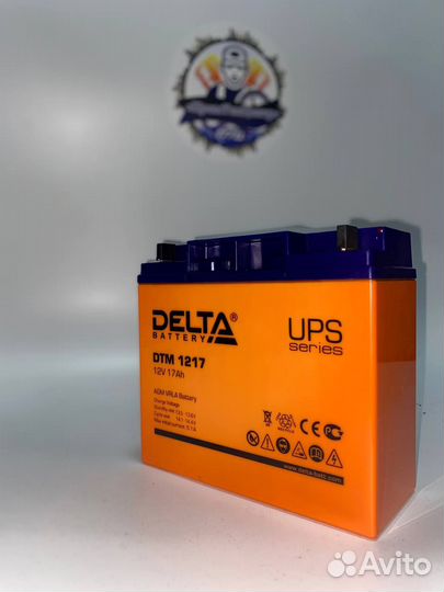 Аккумуляторная батарея delta dtm1217