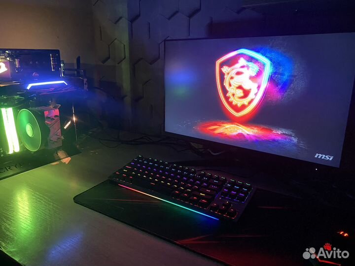 Игровой компьютер с монитором 144 герц