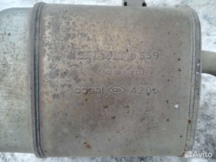 Выхлопная система Renault Megane 2