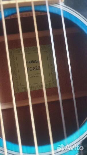 Акустическая гитара yamaha fg820
