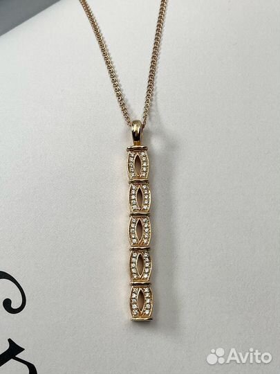 Золотая подвеска Franck Muller curvex link