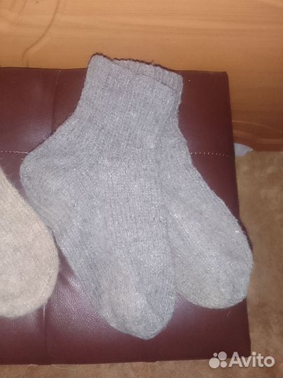 Носки мужские шерстяные вязаные