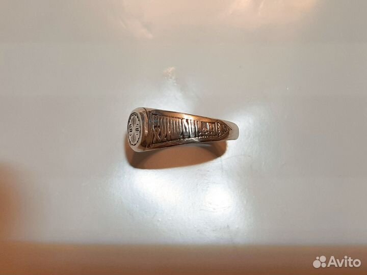 Серебряное кольцо, перстень - 
