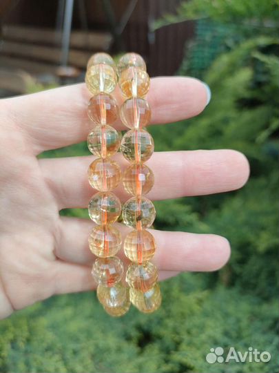 Цитрин натуральный 10 мм