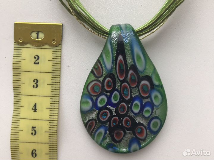 Кулон муранское стекло