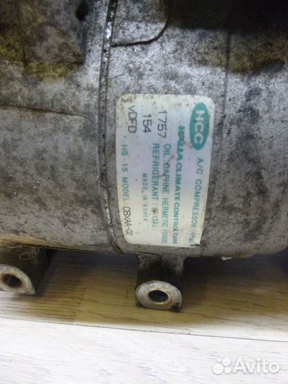 Компрессор кондиционера hyundai Accent 2000-2012