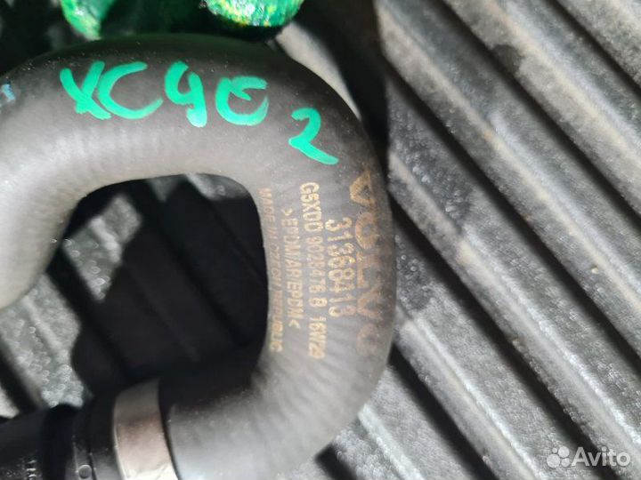 Патрубок радиатора печки Volvo Xc90 2016