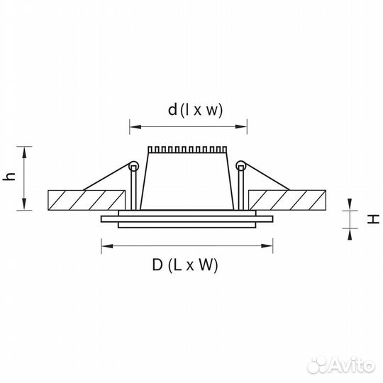 Светильник точечный Lightstar Acri 212040 - мятая