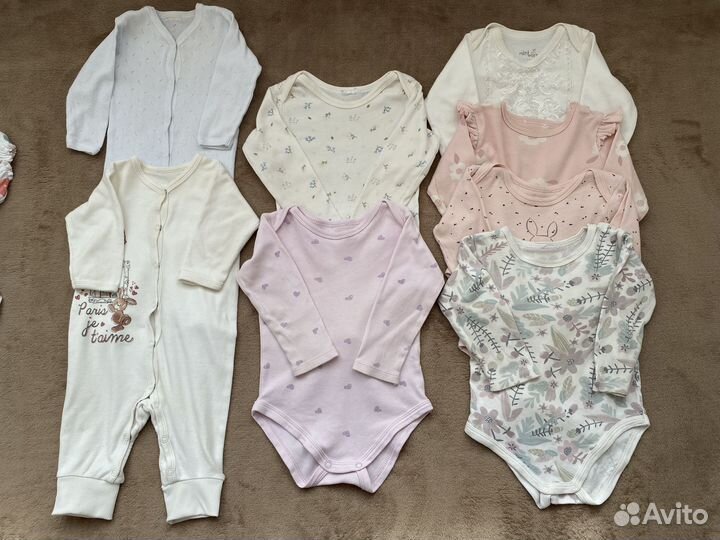 Вещи пакетом для девочки 62,68,74