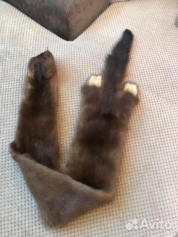 Кусок меха норки