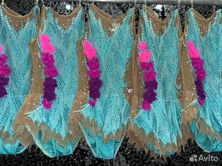 Купальник для художественной гимнастики групповые