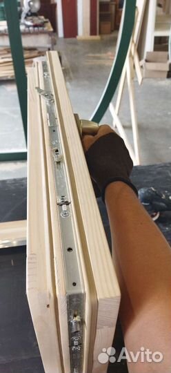 Окно евро деревянное