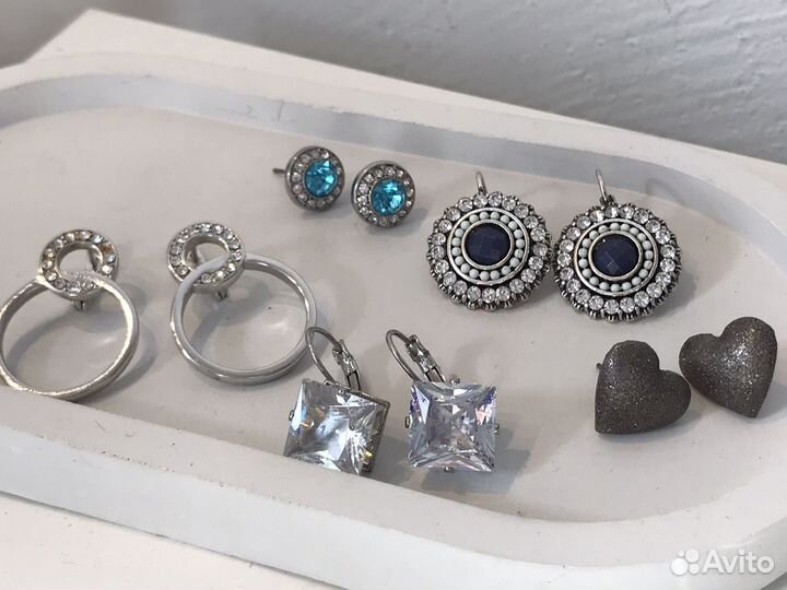 Винтажные украшения кольца, броши, серьги