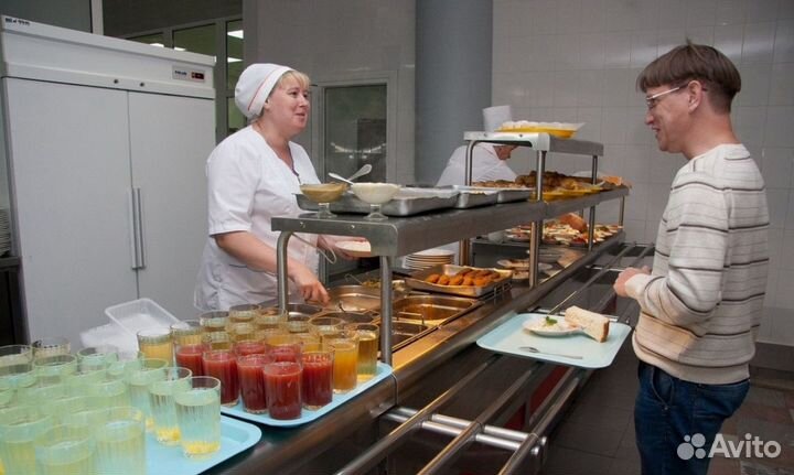 Доходные столовые на объектах, 25 тр/мес