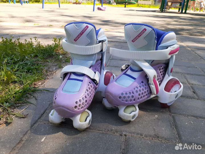 Роликовые коньки детские раздвижные