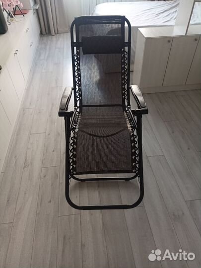 Кресло шезлонг складное
