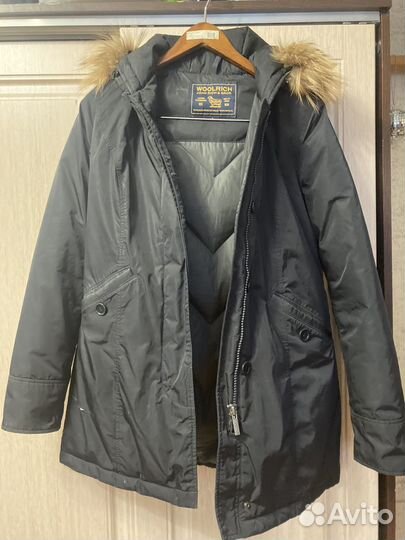 Пуховик woolrich женский S дефекты