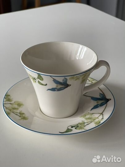 Сервиз чайный, Польша, фарфор, 15 предметов