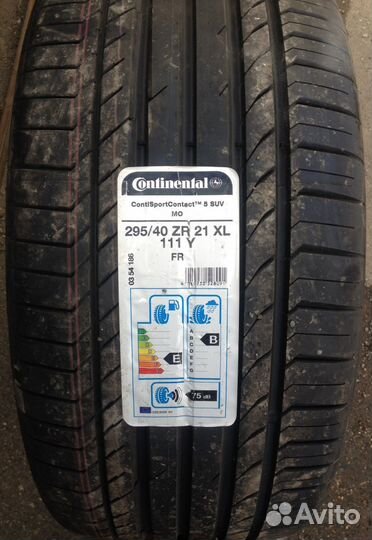 Continental ContiSportContact 5 SUV 295/40 R21 111Y