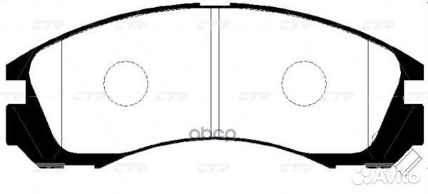 Ckkh-25 Колодки тормозные дисковые перед