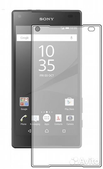 Защитное стекло Sony Xperia Z5 compact