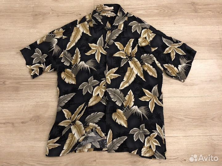 Винтажная гавайка из шелка Campia Moda