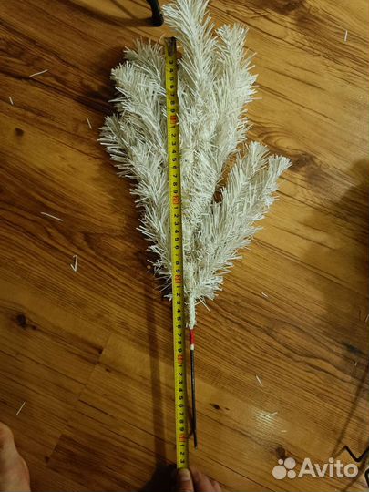 Ель искусственная заснеженная бу