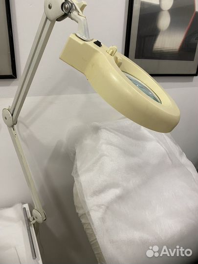 Лампа лупа настольная